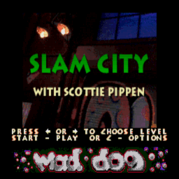 Slam City With Scottie Pippen (U) (CD 3of4 - Mad Dog) Title Screen